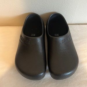 Birkenstock SUPER-BIRKI POLYURETHANE Black Clogs Size 38